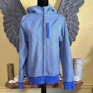 Lululemon Striped Zip-Up Hoodie